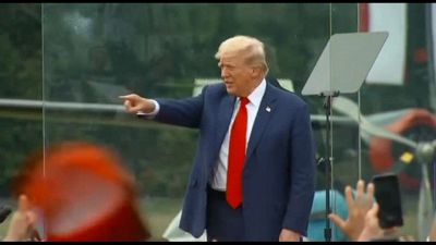 Primo comizio all'aperto per Trump dopo l'attentato