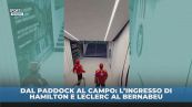 Hamilton e Leclerc al Bernabeu