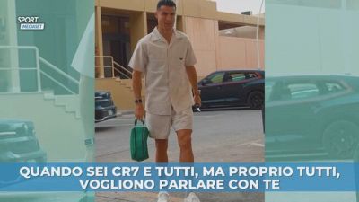 Quando sei CR7 e tutti, ma proprio tutti, vogliono parlare con te