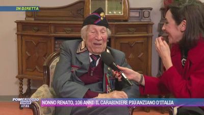 Nonno Renato, 106 anni: il carabiniere più anziano d'Italia