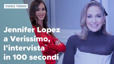 Jennifer Lopez a Verissimo, l'intervista in 100 secondi