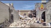 Crolla palazzina in provincia di Lecce, soccorsi quattro operai