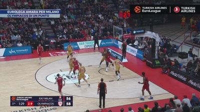 Eurolega, Olimpia-Olympiacos 83-84: il servizio di SM