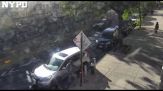Ice spara a uomo in macchina con bambino di 5 anni, il video della polizia