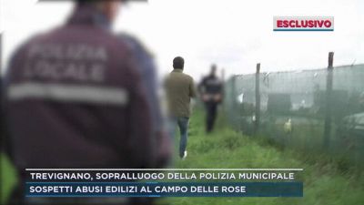Trevignano, sopralluogo della polizia municipale