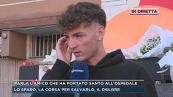 Parla l'amico che ha portato Santo all'ospedale