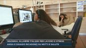 Insonnia, allarme italiani per lavoro e stress