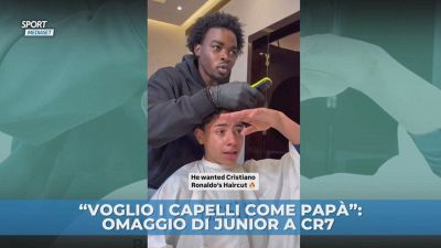 "Voglio i capelli come papà"
