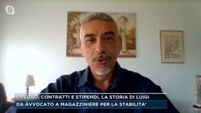 Luigi, da avvocato al sud a magazziniere al nord