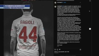 Fagioli: "Ho già pagato per i miei errori"