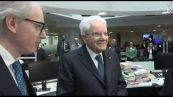 Mattarella in visita a La Stampa: giornali pilastri della democrazia