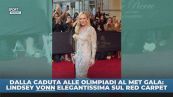 Vonn, dalla caduta al Met Gala elegantissima