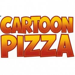 Pizzeria Cartoon Pizza logo