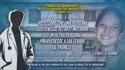 Garlasco, la consulenza del 2009 sullo spostamento di Chiara