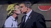 A Bruxelles e Roma le opere pro-Palestina della street artist Laika