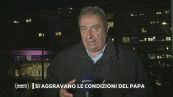 Si aggravano le condizioni del Papa
