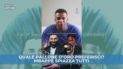 Mbappé spiazza tutti sul pallone d'oro