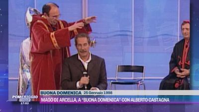 Mago di Arcella, a "Buona Domenica" con Alberto Castagna