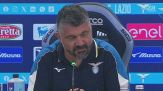 Lazio, Gattuso: "La squadra sta bene, avanti con umiltà"