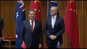 Li Qiang in Australia incontra Anthony Albanese: relazioni rinnovate