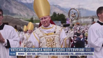 Breaking News delle 11.00 | Vaticano scomunica nuovi vescovi lefebvriani