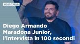 Diego Armando Maradona Junior, l'intervista in 100 secondi