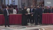Gravina, Spalletti e Buffon rendono omaggio a Papa Francesco in San Pietro