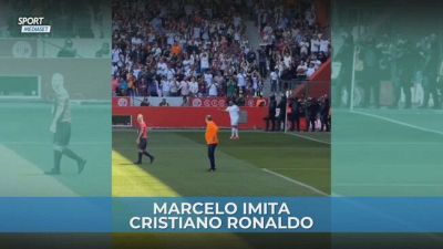 Marcelo esulta come CR7 nel clasico delle leggende: "Siuuu"