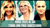 Amici, la scuola prende vita tra nomi famosi e il ritorno di una prof amatissima