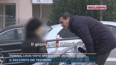 Giallo Pierina, Louis visto spesso con un uomo, chi è?