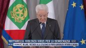 Breaking News delle 14.00 | Mattarella: violenza virus per la democrazia