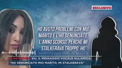 Siu, il messaggio vocale all'amica