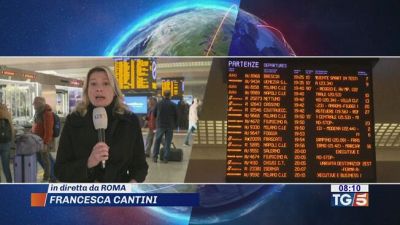 In corso sciopero dei treni di 24 ore