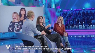 Vittoria Belvedere, Benedicta Boccoli e Gabriella Germani insieme a teatro
