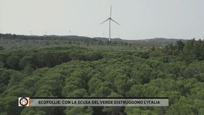 Ecofollie: con la scusa del verde distruggono l'Italia