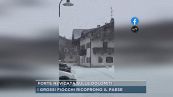 Forte nevicata sulle Dolomiti