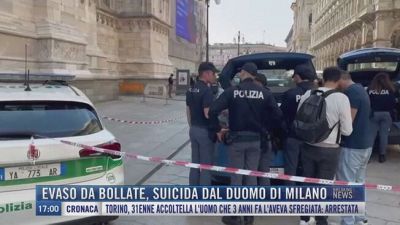 Breaking News delle 17.00 | Evaso da Bollate, suicida dal Duomo di Milano