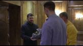 Olimpiadi, l'ucraino Heraskevych ricevuto da Zelensky a Monaco