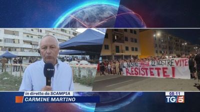 A Scampia la fiaccolata della solidarietà