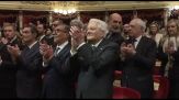 A Milano il lungo applauso della Scala per Mattarella