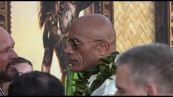 Dwayne Johnson "The Rock" in versione Maui alla prima di "Oceania"