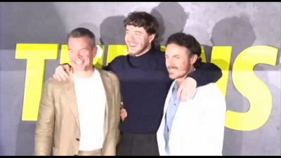 Matt Damon e Casey Affleck alla prima di "The Instigators"