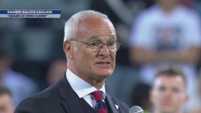 Ranieri saluta Cagliari