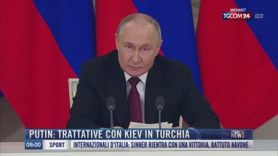 Breaking News delle 09.00 | Putin: trattive con Kiev in Turchia