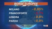 Caos per i dazi borse in rosso