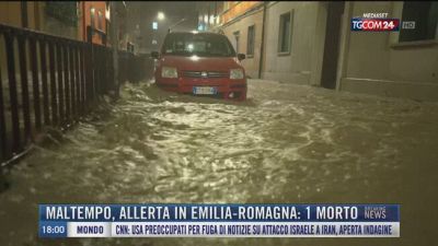 Breaking News delle 18.00 | Maltempo, allerta in Emilia Romagna: 1 morto