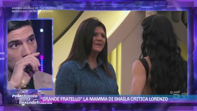 "Grande Fratello" la mamma di Shaila critica Lorenzo