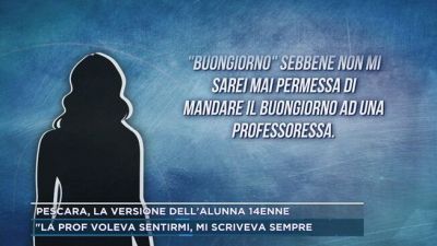 Pescara, la versione dell'alunna 14enne