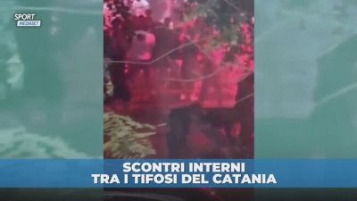 Clamorosi scontri tra i tifosi del Catania: Curva Nord vs Sud