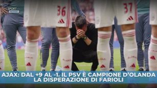 Ajax: dal +9 al -1. Il PSV è campione d'Olanda. La disperazione di Farioli